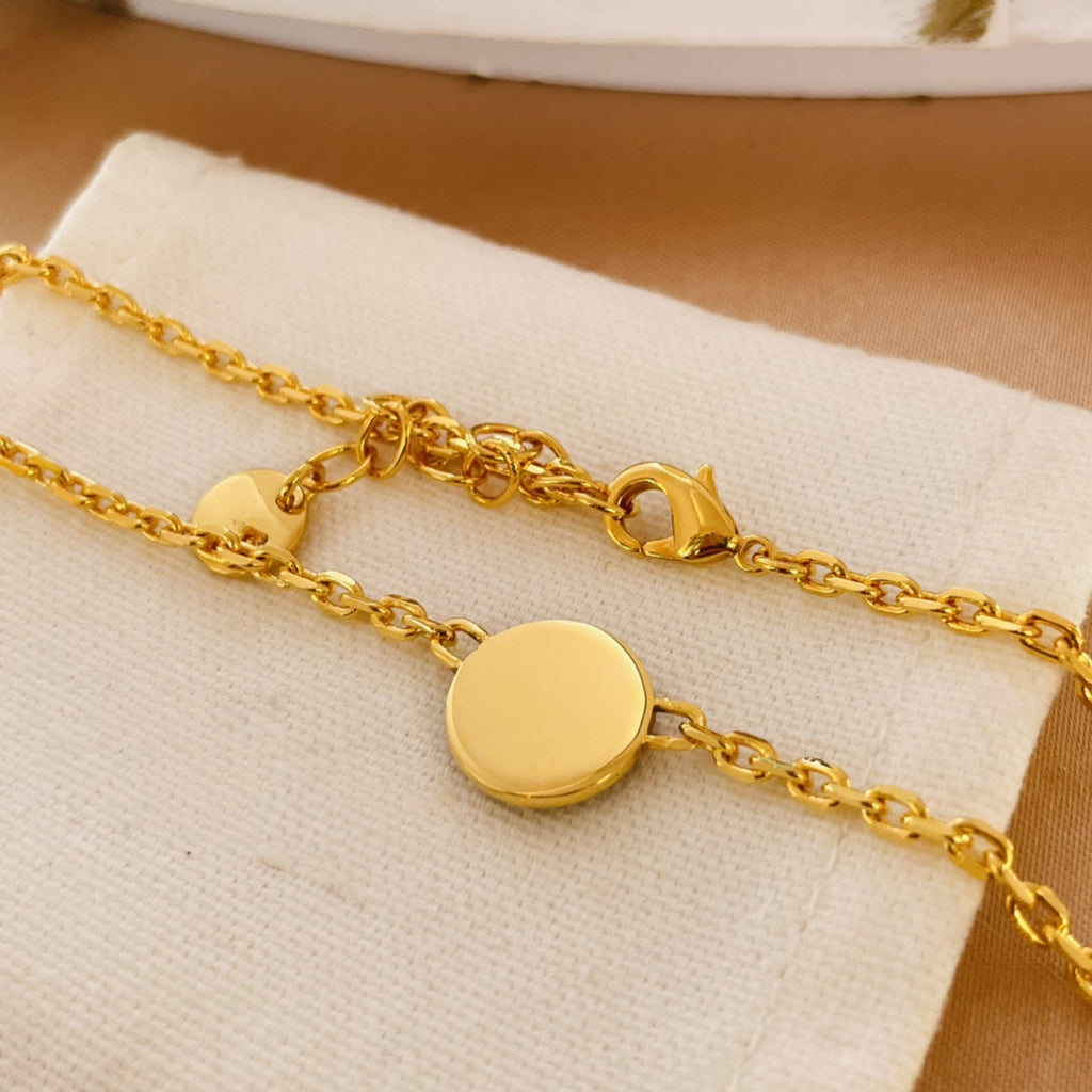 Dior CD Pendant Necklace Gold