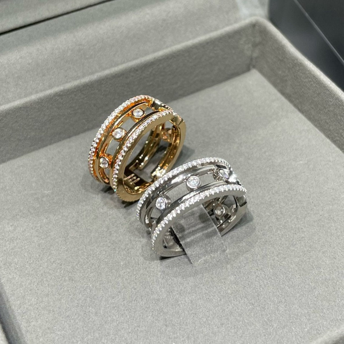 Messika Move 10th Cubic Zirconia Open Ring