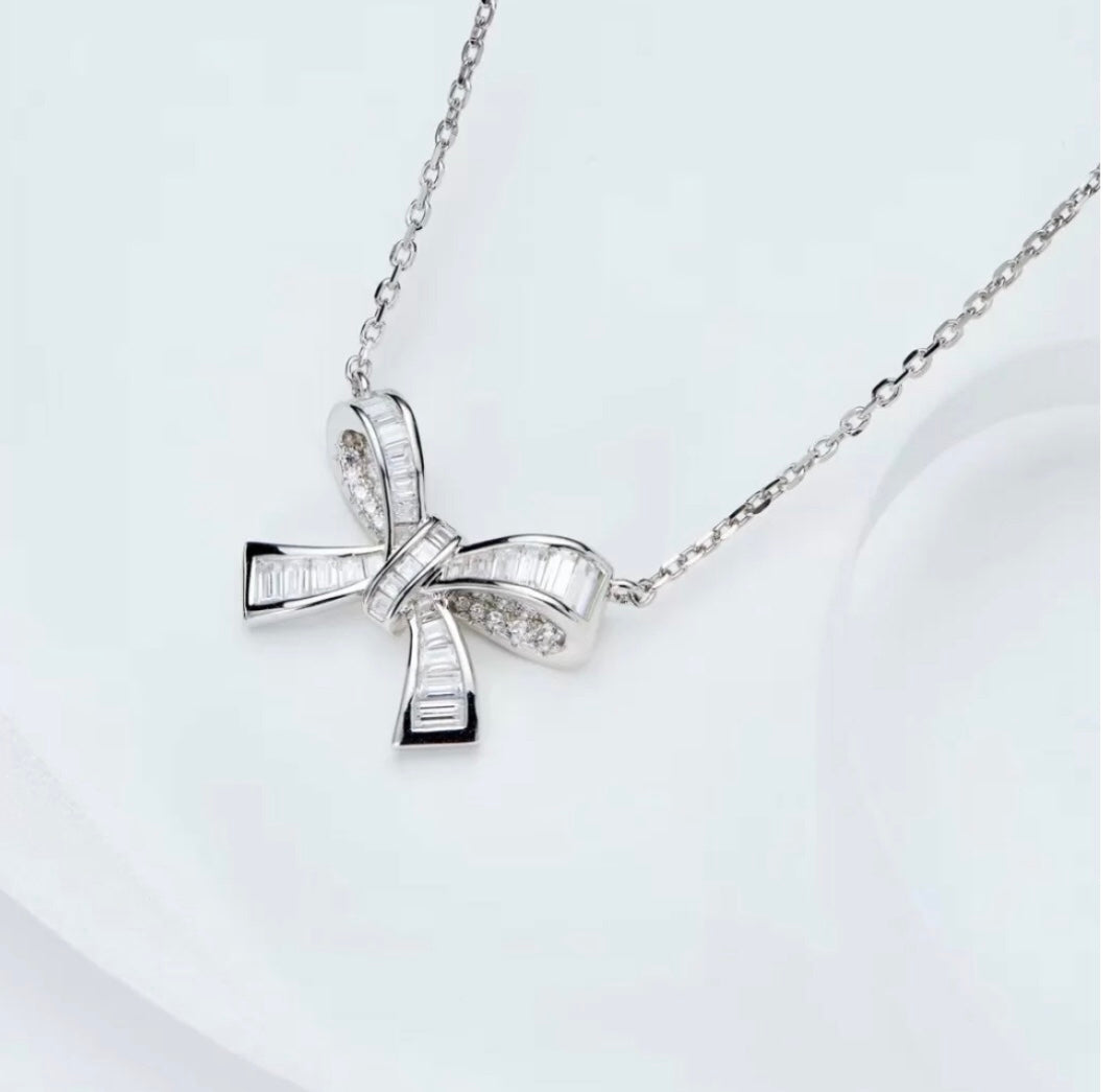 Graff Gra Silver Cubic Zirconia Necklace