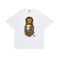 BAPE Tan Leopard Ape Graphic T-Shirt — hero
