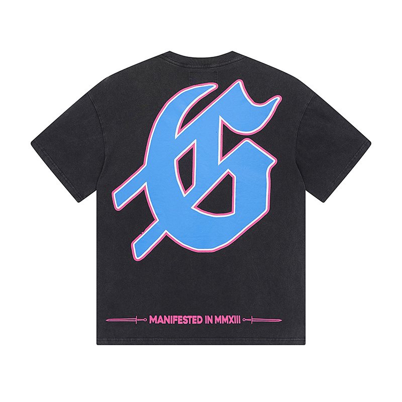 Godspeed Washed Black Rock Graphic T-Shirt — back
