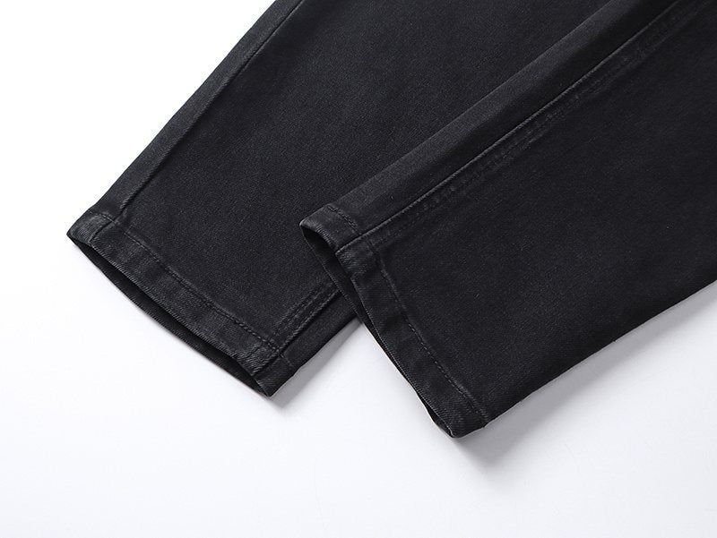 Ksubi Black Graphic Jeans — detail