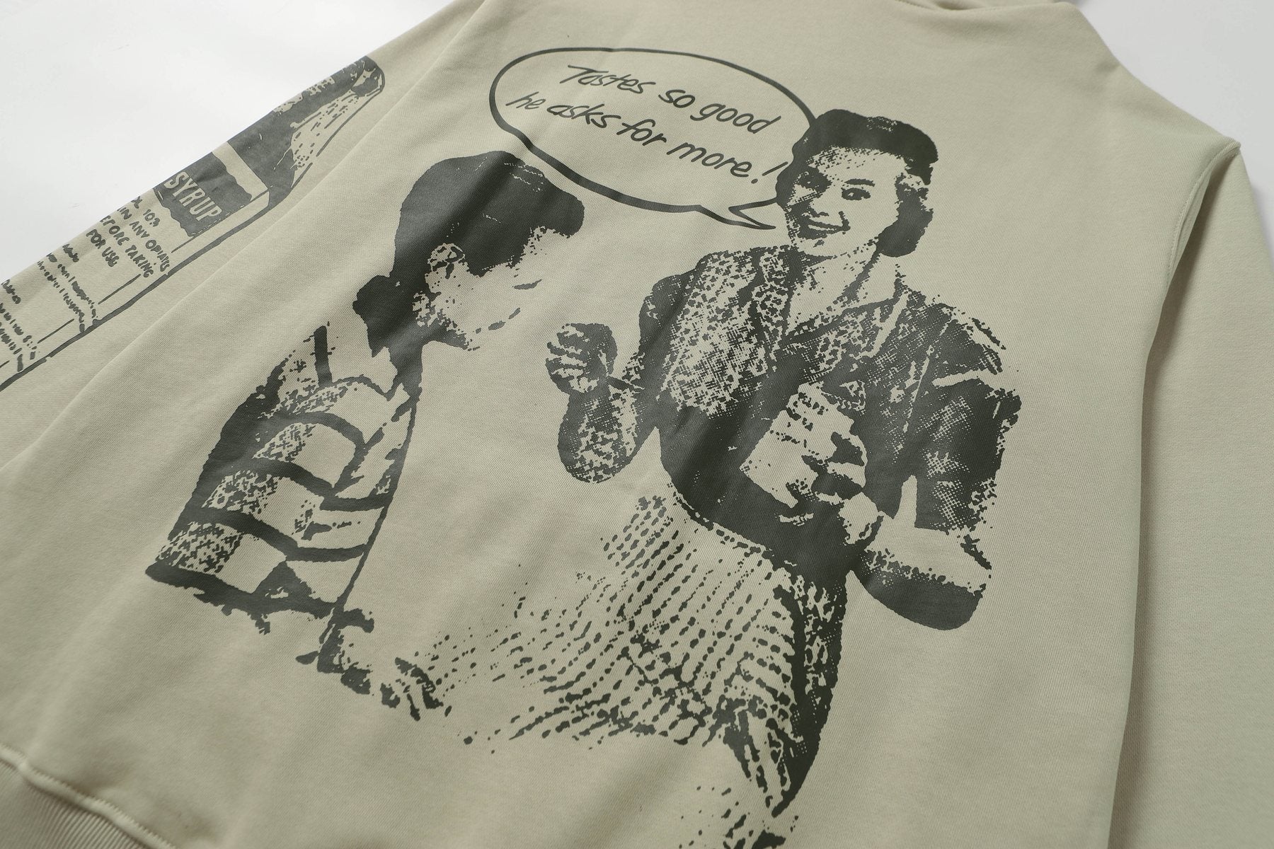 THAT'S A AWFUL LOT OF COUGH SYRUP Tomorrow's Star Graphic Hoodie — detail