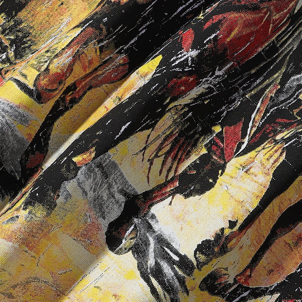 MAJESTIK Western Horse Skeleton Graphic T-Shirt — detail