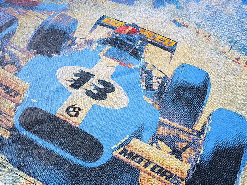 Godspeed Washed Black Racing Graphic T-Shirt — detail