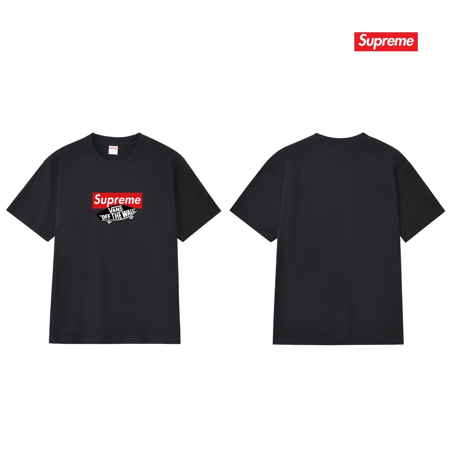 Supreme Vans Off The Wall Graphic T-Shirt — back