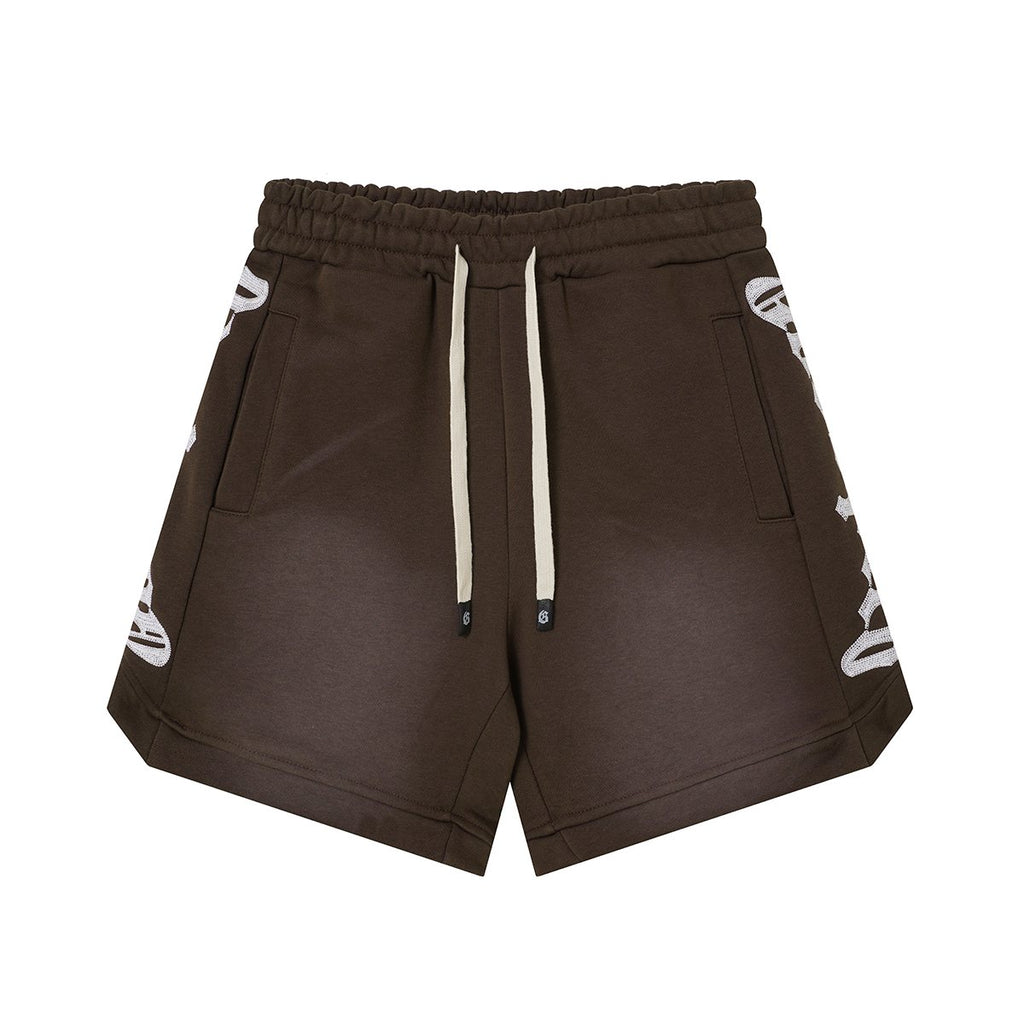 Godspeed Washed Drawstring Shorts — front