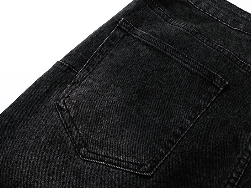 Purple Brand Distressed Washed Flare Jeans — detail