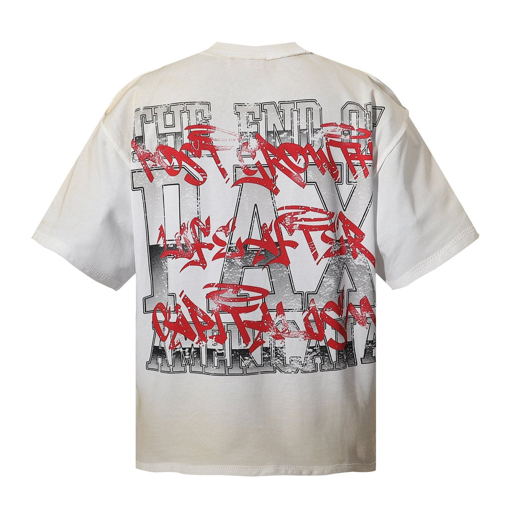 RARE PEACE Trust No One Graphic T-Shirt — back
