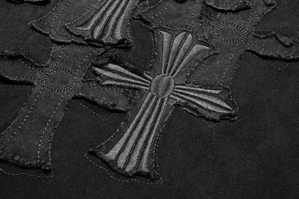 Chrome Hearts Tonal Cross Graphic T-Shirt — detail