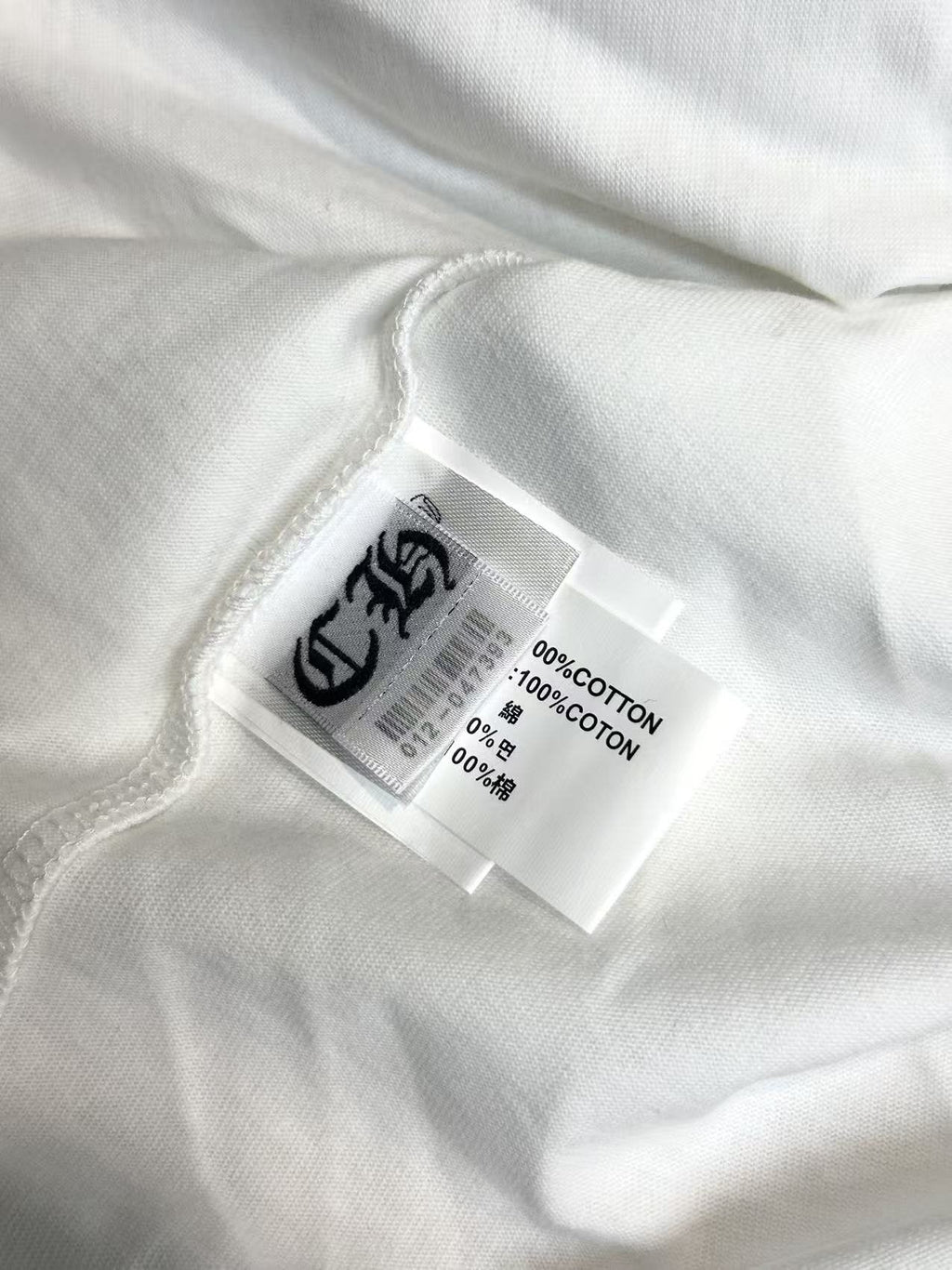 Chrome Hearts Ring Cross Graphic T-Shirt — neck_label