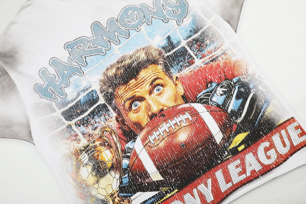 HARMONY Football Graphic T-Shirt — detail