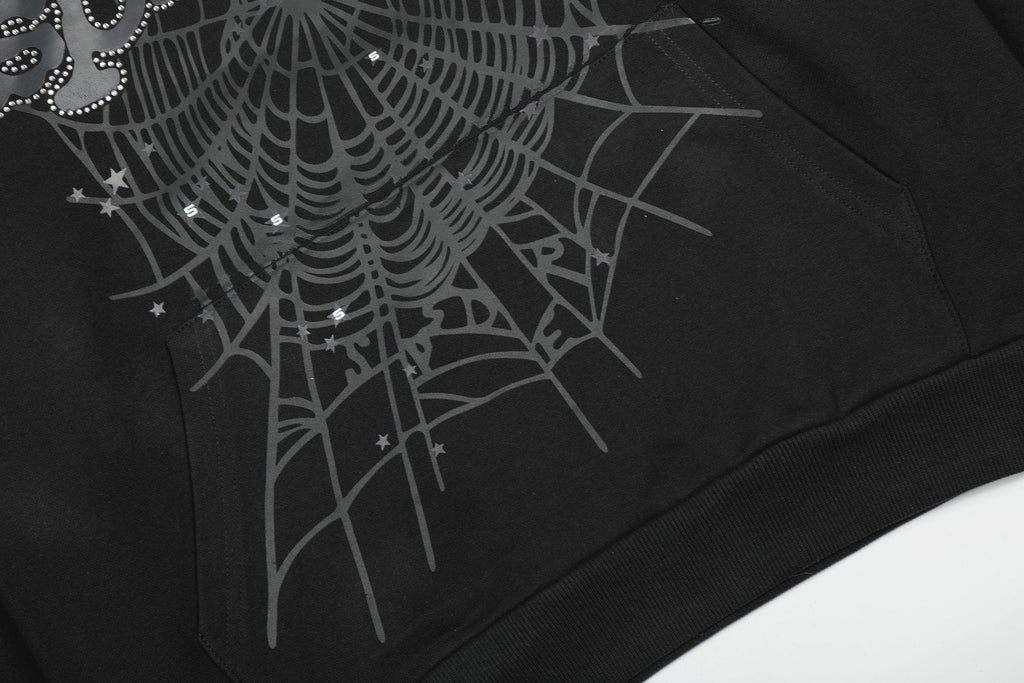 Sp5der Black Spiderweb Graphic Matching Set — detail