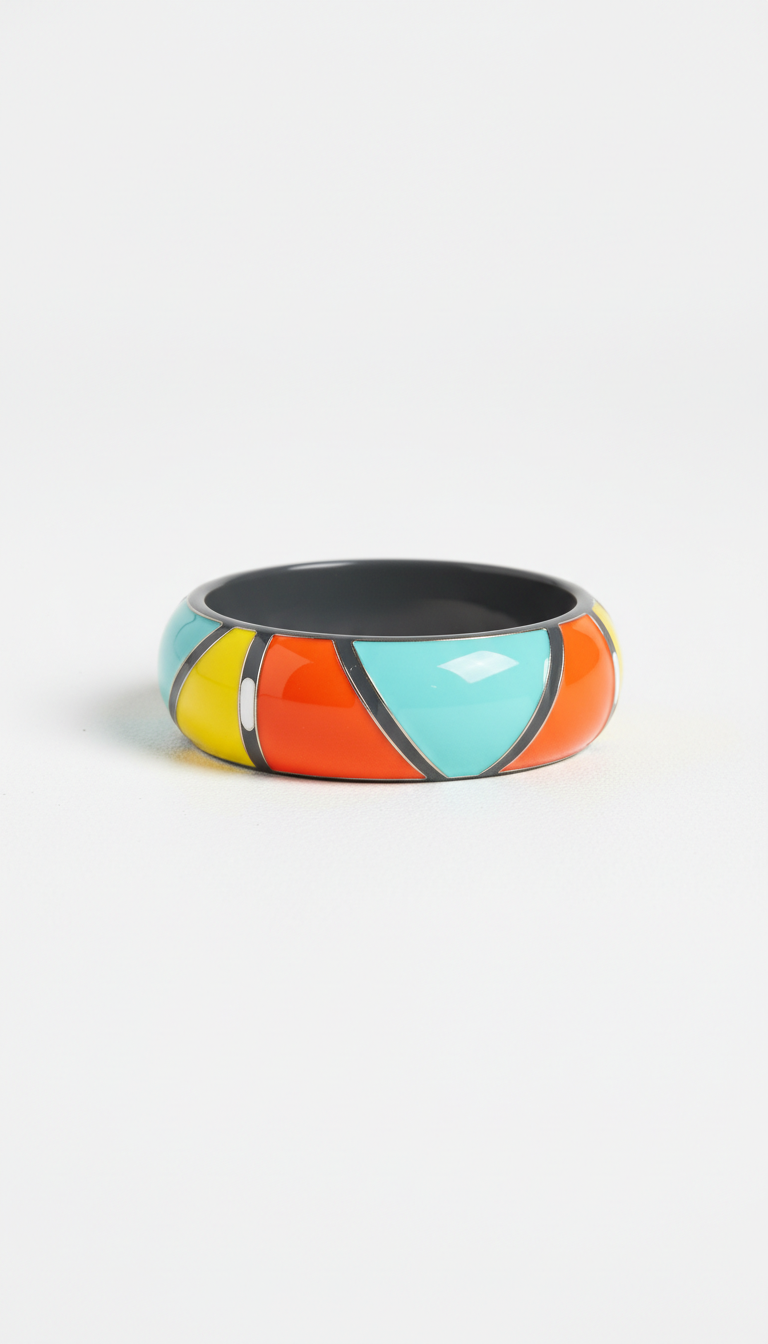 Aqua Pop Statement Bangle
