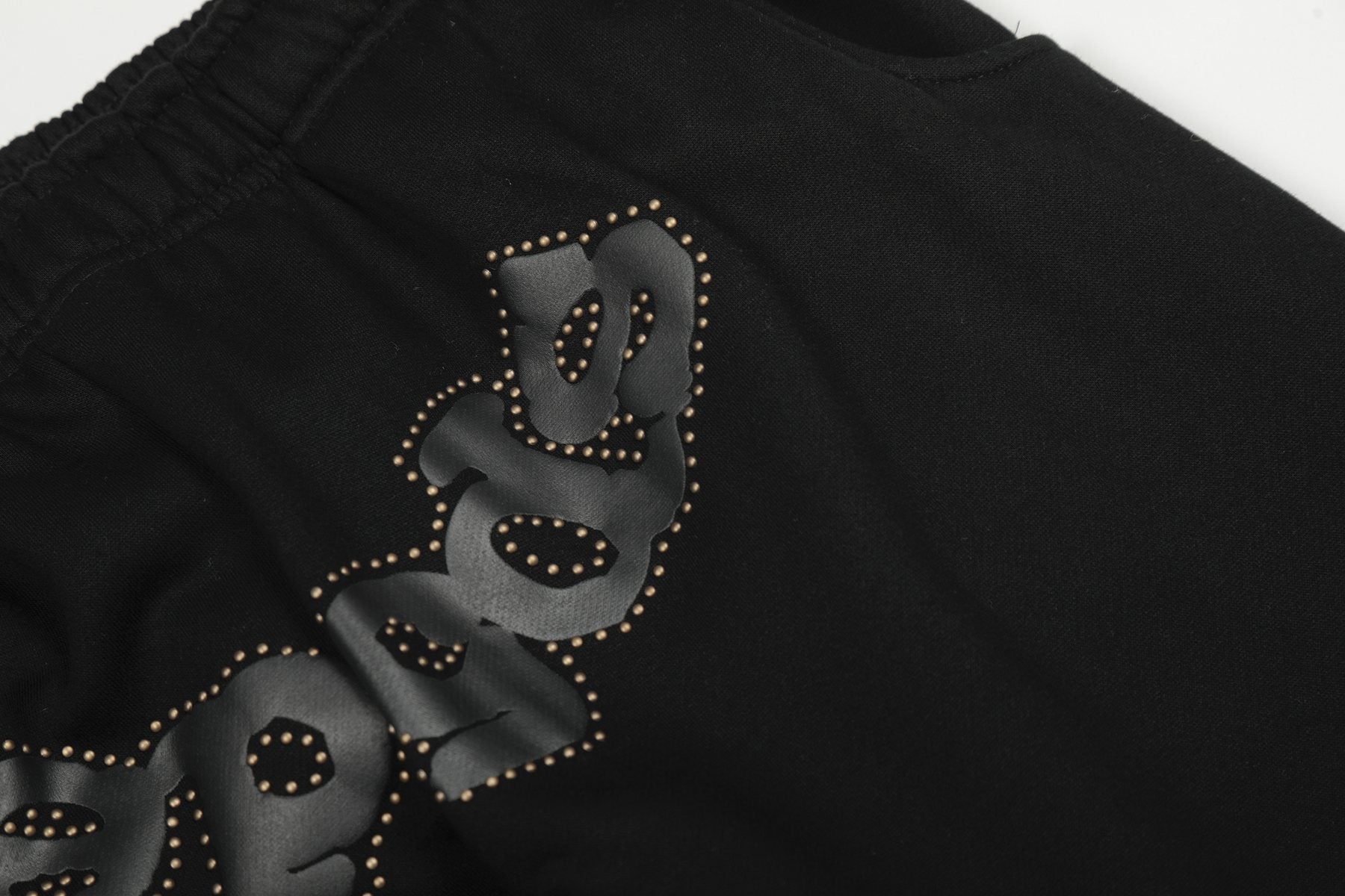 Sp5der Spiderweb Graphic Zip Hoodie & Sweatpants Matching Set — detail