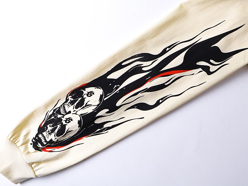 Godspeed Black Monday Skeleton Newspaper Long-Sleeve T-Shirt — detail