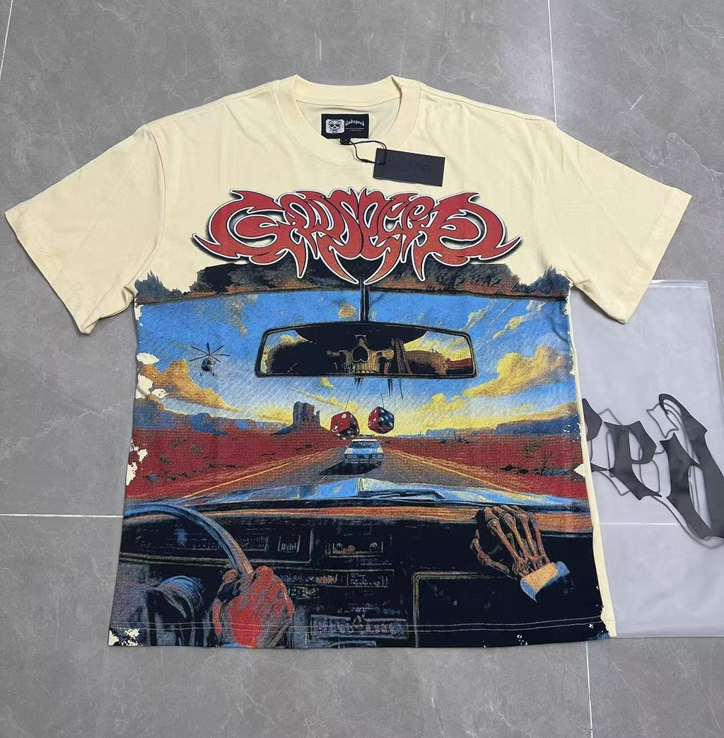 Godspeed Road Cockpit Graphic T-Shirt — front