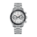 Omega Speedmaster Racing Chronograph 44.25mm Watch - White on Bracelet