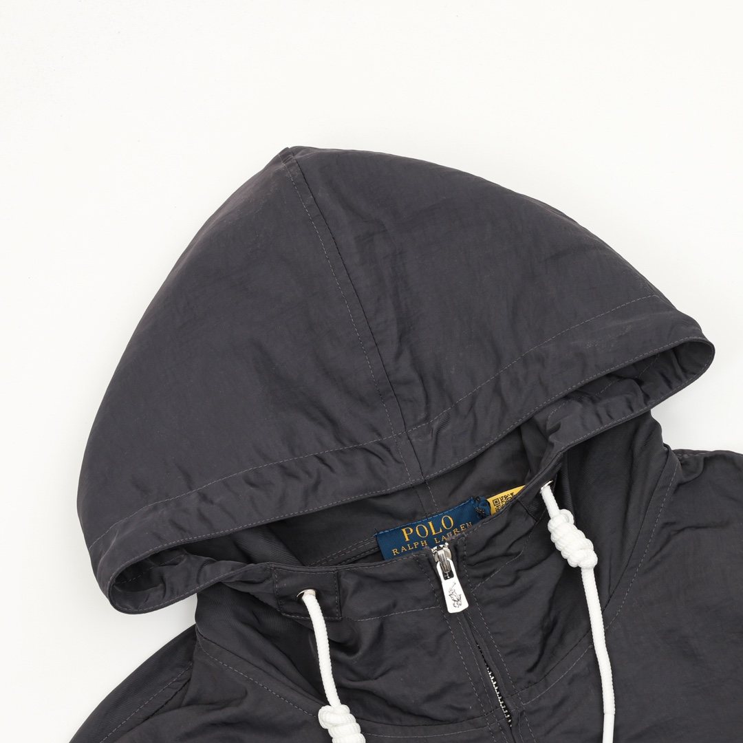 Test2-Ralph Lauren Embroidered Pony Hooded Jacket — detail