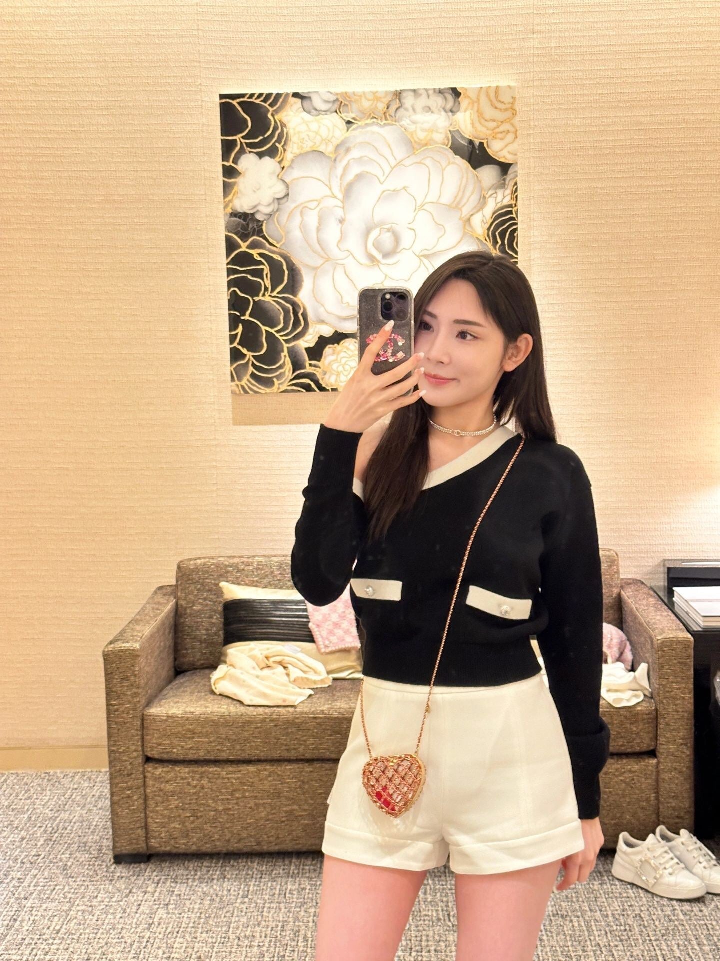 Chanel Small Wheat Gold Necklace